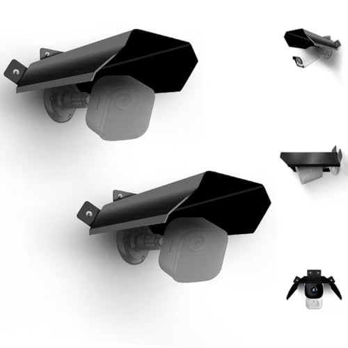 Universal Metal Security Camera Sun Rain Cover Shield 2 Pack