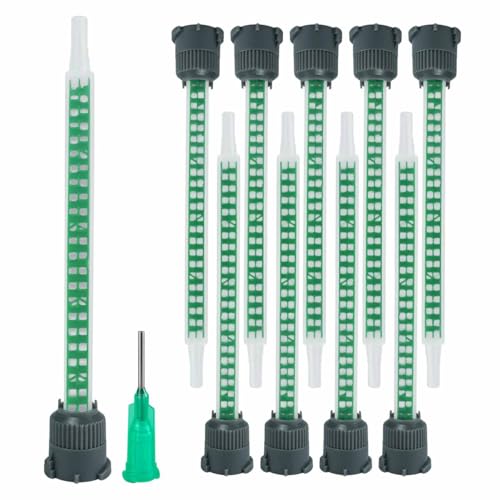 EINGSDFGCH epoxy mixing nozzle tip for 50ml adhesive gun applicator tube and resin mixer