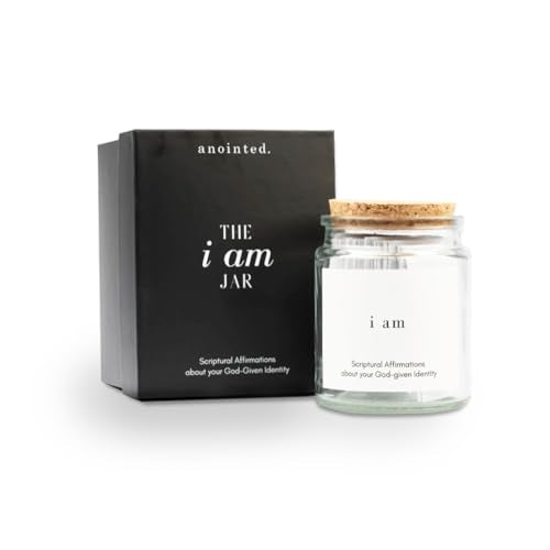 anointed. i am Jar for Women | 55+ Scripture Affirmation Cards, Faith Gift