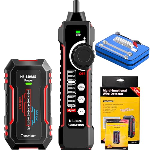 ZHOUCE NF-802MG network cable tester with NCV and SCAN functions for Ethernet cable testing