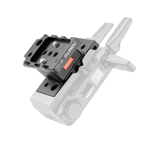 FOMITO NP-F2 Dual-Sided NP-F Plate, All-Aluminum Alloy, ±90° and ±180° Angle Adjustment, for Monitor, LED Light, Wireless Transmitter