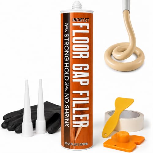 VICBTZT light oak wood floor gap filler for hardwood, laminate, vinyl, and LVP flooring