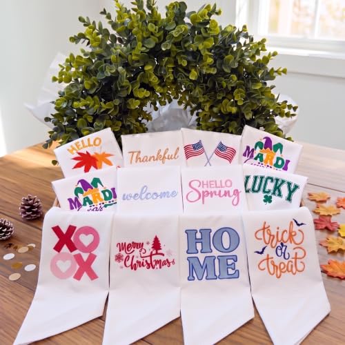VitalCozy seasonal fall wreath sash for front door, colorful decorative wreath storage, ideal for autumn door decor.