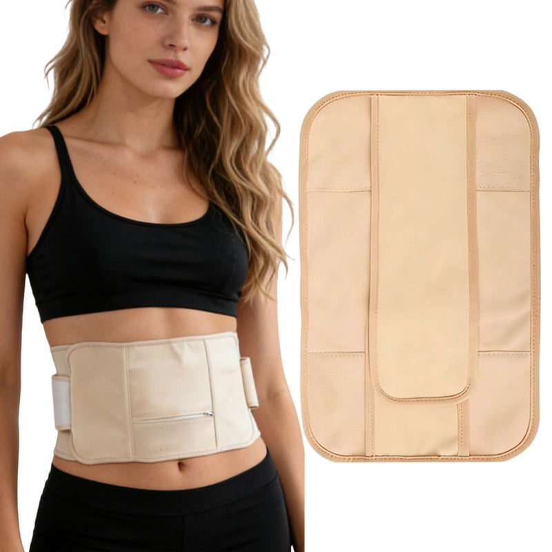 Castor Oil Pack Kit, Storage Bag, Reusable Castor Oil Pack with Closure, Body Care & Relaxation
