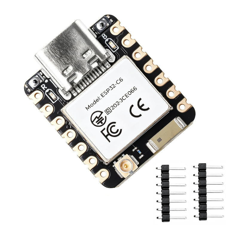 Heemol For XIAO ESP32-C6 Development Board, ESP32 C6 Mini WLAN BLE5.0 Microcontroller, Battery Charging Supported, Energy Efficiency, Ideal for Zigbee Smart Homes, IoT, Portable Devices