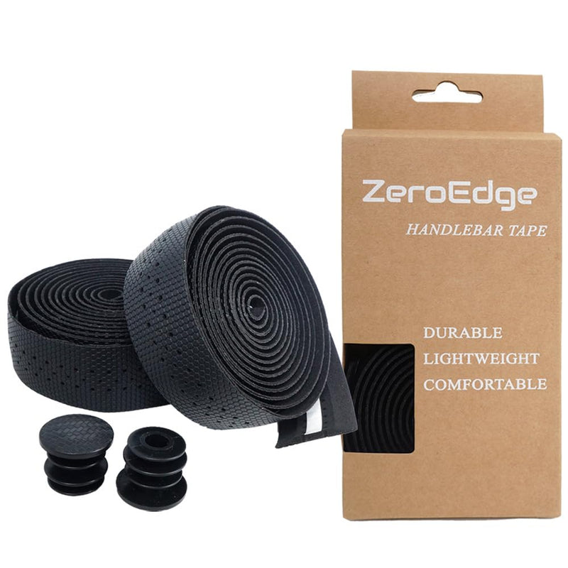 Road Bike Handlebar Tape -Black 3 mm Thick Comfortable – Soft, Classic Road Racing Bicycle Handle Bar Tape