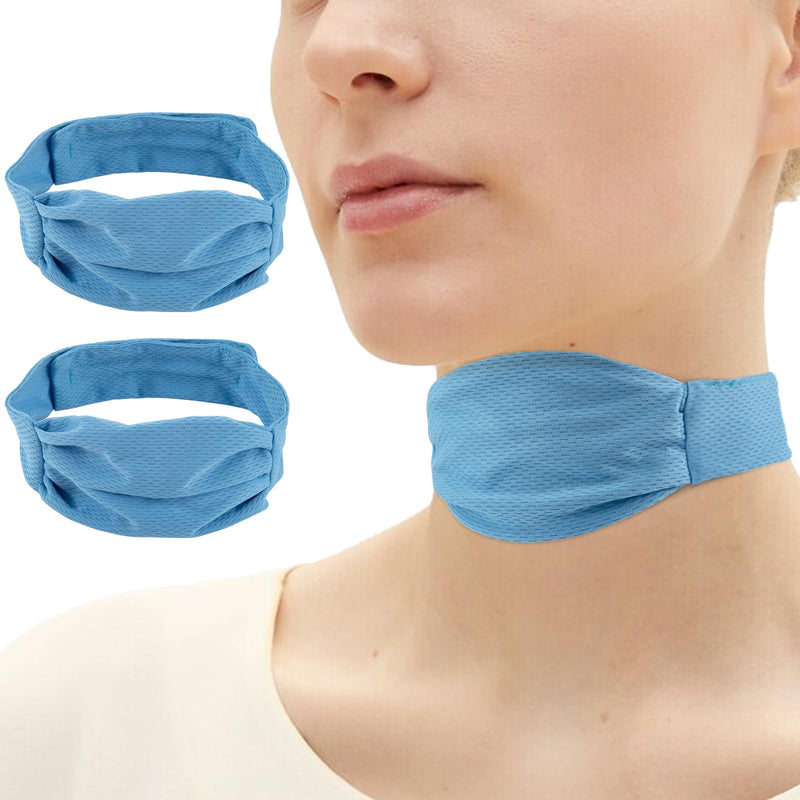 2 Pieces Tracheostomy Covers for Tracheostomy Neck Stoma, Dustproof Shield, Neck Trachea Protection, Adjustable Tracheostomy Accessories, Breathable Tracheostomy Care Kits for Men and Women