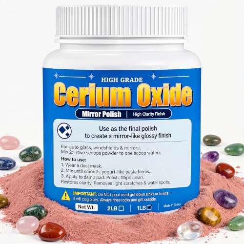 Red Cerium Oxide Rock Tumbler Polish, Ultra-Fine Final Polishing Grit