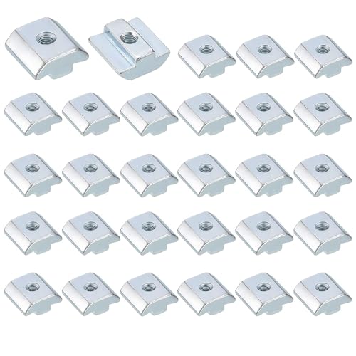 30-pack RiseDirectly M4 T-nuts for 4040 40 Series aluminum extrusion profiles