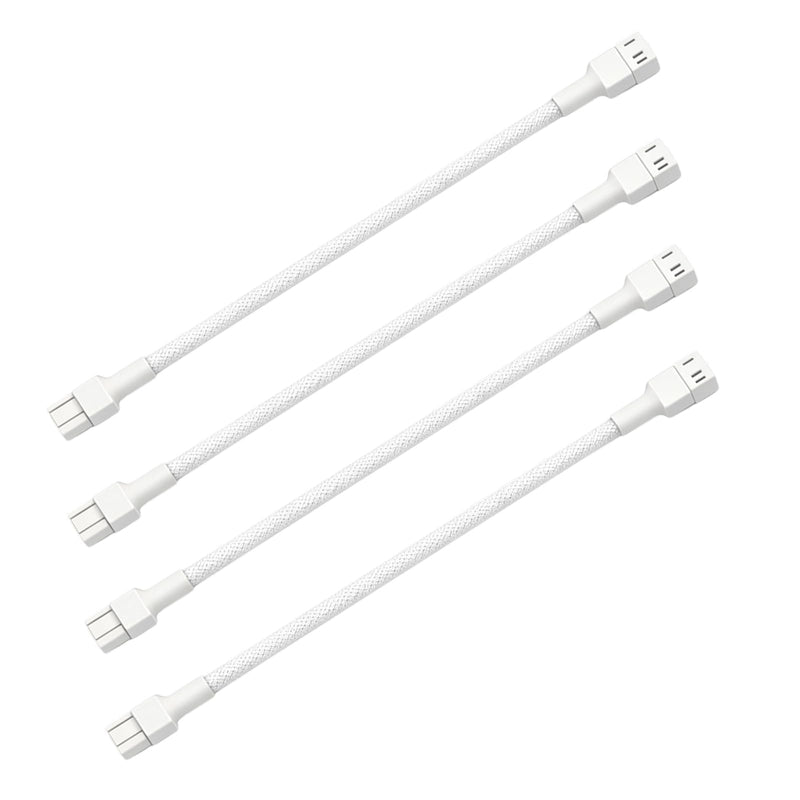 4 x 4Broches PWM Extension Cable 27 cm PWM Cable Extension for PC, CPU and Case Fan, Fan Interfaces Control Cable Pour châssis d'ordinateur, Carte Mère, Fan Interfaces Control Cable