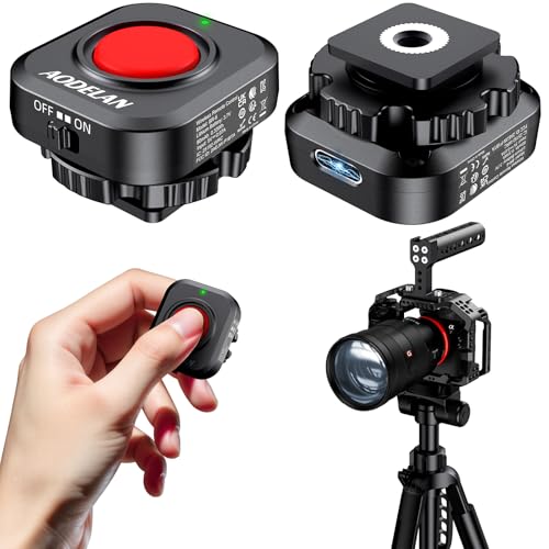 AODELAN Wireless Camera Video Record Button for Top/Side Handle