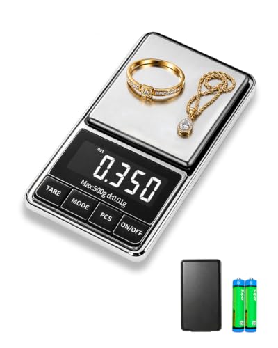 MEIYA jewelry scale, gold scale, and gram scale with 500g capacity and 0.01g precision