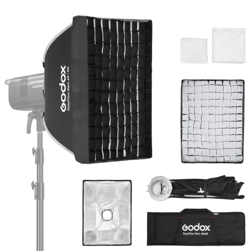 Godox EazyFlow Mini Softbox 45cm*60cm/17.7in*23.6in with Grid 17.7in*23.6in