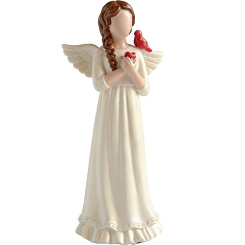 Guardian Angel Figurine, Resin Angel Statue Home Decor Ornament (Guardian Angel) Guardian Angel