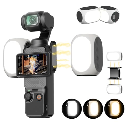 2 Pack Magnetic Selfie Fill Light Compatible for DJI Osmo Pocket 3