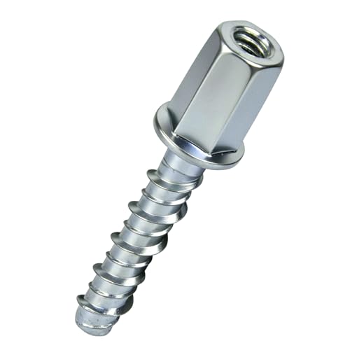 Klisdophe 3/8-inch threaded rod anchors for concrete, carbon steel vertical wedge anchor fittings