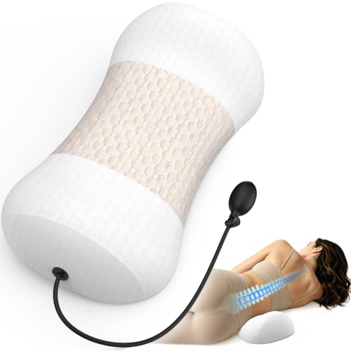 Inflatable Memory Foam Lumbar Support Pillow