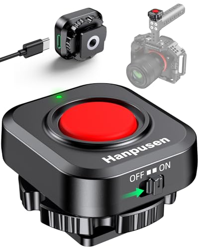 Rechargeable Wireless Camera Remote Control for Video Recording