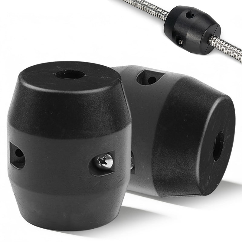 Pack of 2 Hose Weight, Black Tap Hose Weight Ball for Most Tap Hoses, Household, Kitchen, Bathroom, Hotel (300 g)