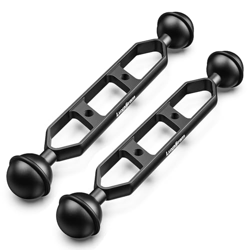 Luxagram 2PCS 7" Double Ball Arm for Underwater Photography Camera Housing 7" 2pcs