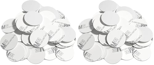 Pack of 50 NFC Tag Stickers NTAG215 NFC Sticker NFC Tag NFC Chip 540 Bytes Memory Compatible with iPhone Shortcuts iOS App Home Kit Android Smartphone App (Pack of 2) 50pcs (Pack of 2)