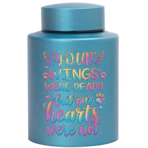 Urn for Dog Ashes Cat Cremation Urn Personalized Keepsake Pet Funeral Urns Pet Urn-Blue