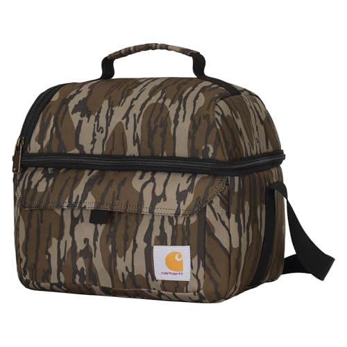 Carhartt Insulated 12 Can Cooler Mossy Oak Bottomlands One Size Large Lunchbox (Mossy Oak Bottomlands)