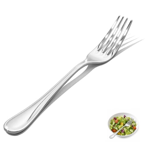 KINGSTONE 12-Piece 7.11-Inch Salad Forks Set, 18/10 Stainless Steel Forks