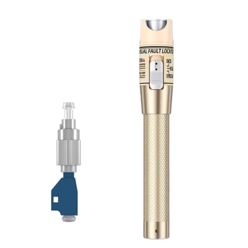 Palenzo visual fault locator fiber optic tester with 2.5mm universal connector, golden 80-100KM tester
