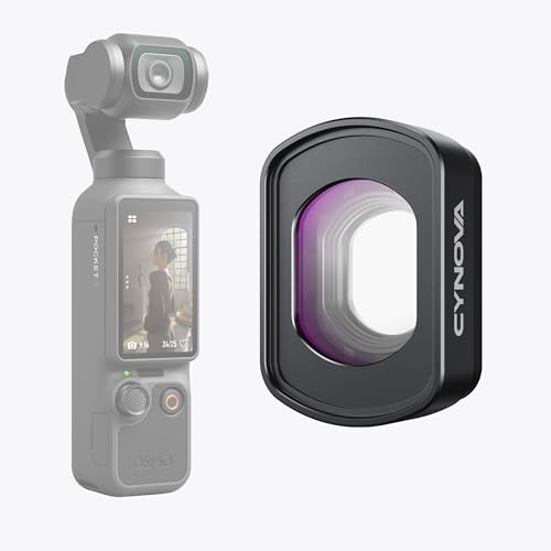 CYNOVA Wide-Angle Lens for DJI Osmo Pocket 4 Accessories Wide-Angle Lens Filter