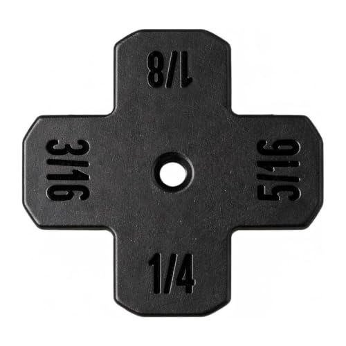 Peak Select pocket-size auto body panel gap feeler gauge tool, CNC machined plastic, 2-pack