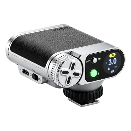 VILTROX TTL Retro Camera Flash for Fujifilm, GN12 1/8000s HSS Mini Flash