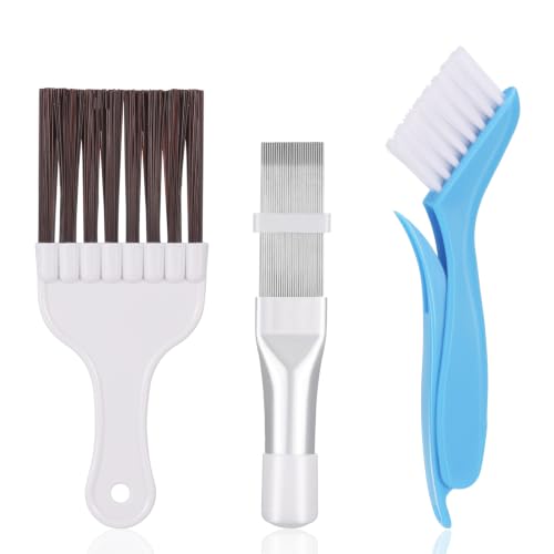 Dacitiery Pack of 3 Condenser Comb Dryer, Slat Comb Dryer, Air Conditioning Comb Condenser Cleaning Comb Air Conditioning Condenser Fin Comb Air Conditioning Fin Cleaner Coil Condenser | Klimaanlage Kamm Kondensator Reinigung Kamm Klimaanlage Kondensat...