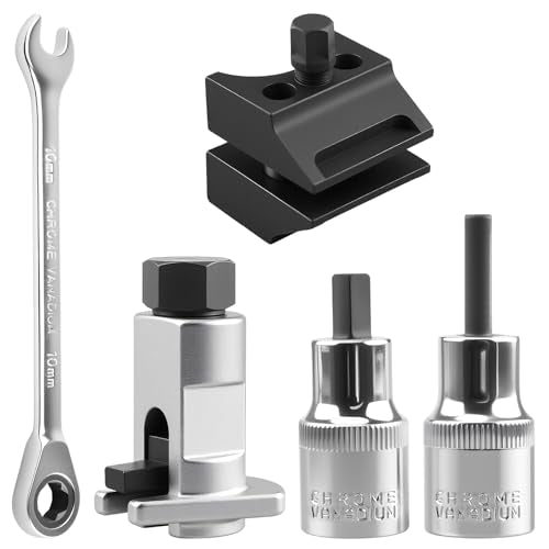 Universal Leg Spreader Set of 4 Including Suspension Strut Spreader | Hardened Steel Wheel Bearing Housing Spreader with Wrench Tool for Suspension Strut Car SUV Truck Shock Absorber
