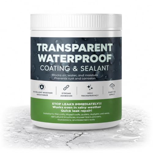 BOLUTDIF clear waterproof sealant adhesive caulk for bathroom, roof, and wall leak repair coating