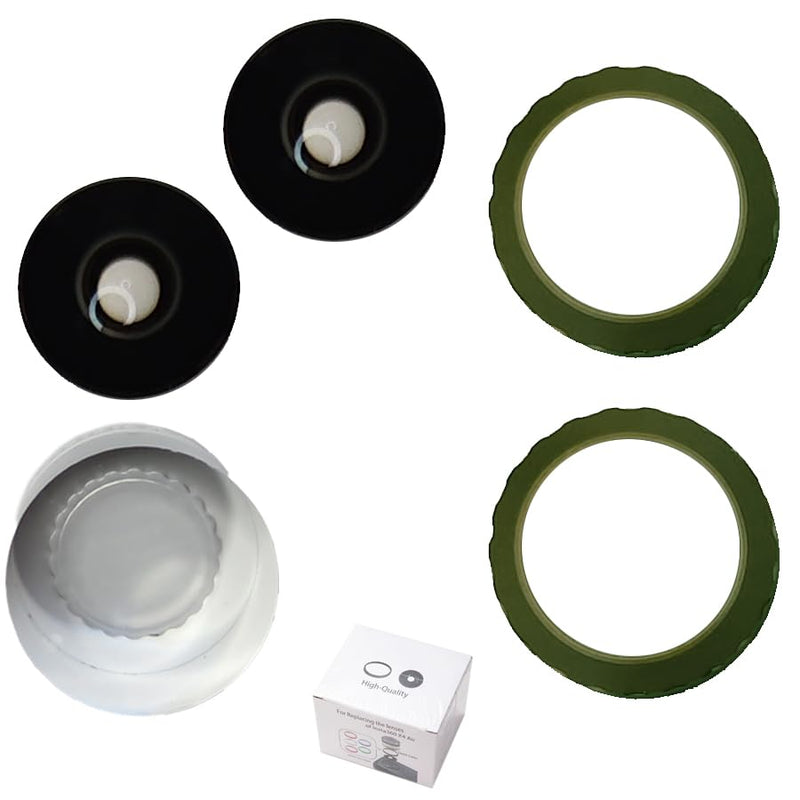 Koulele HD Optical Replacement Lens for Insta360 X4 Air, Wide Angle, Compatible with 360 X4 Air, Repair Part (Green2pic) Green2pic