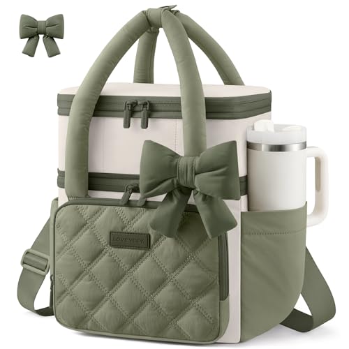 LOVEVOOK Insulated Lunch Box for Women,Large Adult Lunch Cooler Bag Women