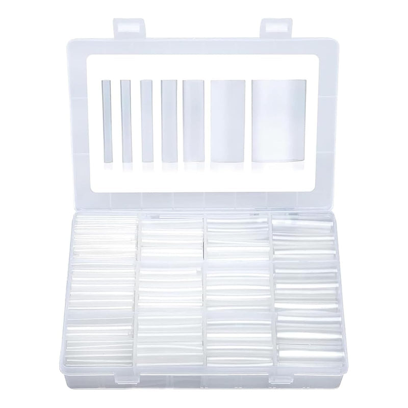 Heat Shrink Tubing Set 275 Pieces 3:1 45 mm Transparent Double-Walled with | Heat Shrink Tubing with Adhesive Coating Waterproof for Cable Insulation Solder Joints Shrink Connector Various Sizes