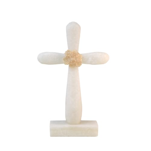 Christian Standing Cross Decor Religious Gifts for Women 7.1"