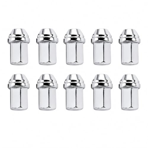 BRECAVE M14 x 1.5 wheel lug nuts, 10-piece set for Buick Enclave and Cadillac vehicles
