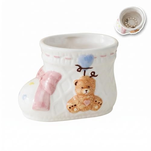 5.5 Inch Whimsical Room Decor - Cute Bear Jewelry Holder, Funky Trinket Dish, Unique Bedroom Aesthetic Organizer for Rings and Earrings