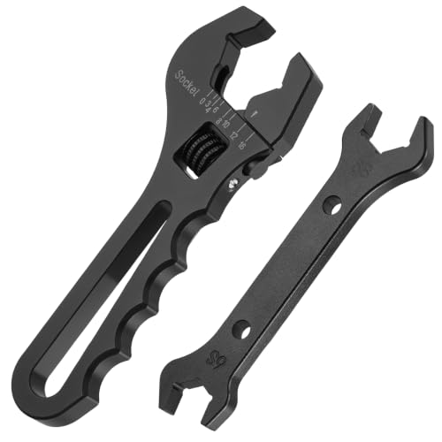 EVIL ENERGY black adjustable AN fittings wrench set for hose fitting adapters