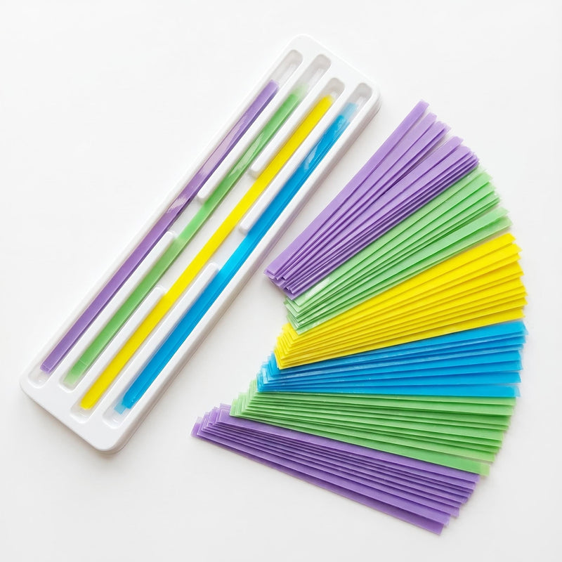 60 Pieces Tooth Polishing Strips, Teeth Sandpaper for Tight Spaces, Teeth Cleaning Sandpaper, Teeth Cleaning