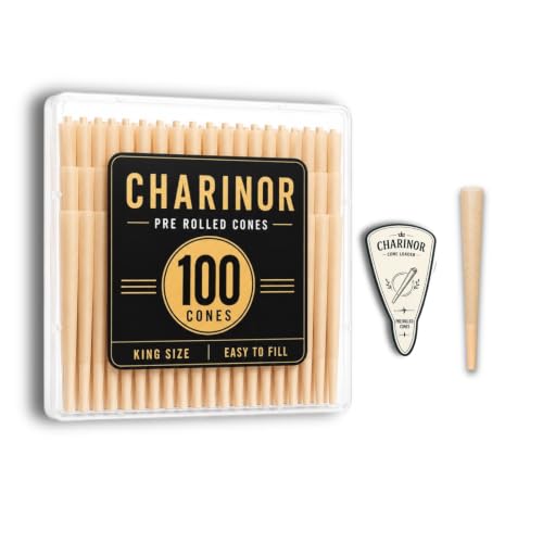 100 Pre-Twisted Sleeves XXL - Conical Cones Unbleached, Pre Rolled / 110 mm Pre-Rolled Longpapers/Papers with 26 mm Filter Tip 110mm Unbleached-100