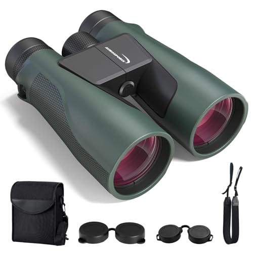 Aurosports 15x56 Binoculars for Adults High Powered for Bird Watching Green 1556-01