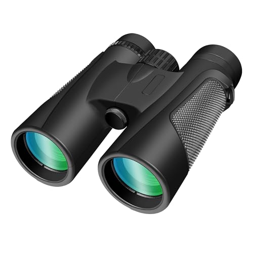 High Power 15X50 Binoculars for Adults BAK4 Prism FMC Lens - Black