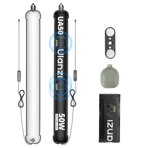ULANZI UA50 50W Wired Bi-Color Inflatable Light Tube for Photography Large