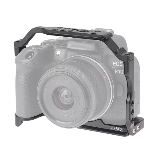 Camera Cage for Canon EOS R10, Built-in NATO Rail