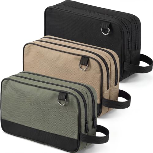 Shinylin 3 Pack 12 Inch Small Tool Bags, Dual Zipper Organizer Pouch