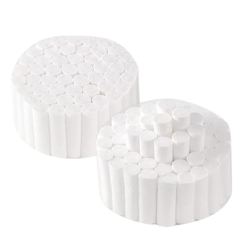 Pack of 100 Nosebleed Stoppers, Highly Absorbent Nose Tamponade Made of Soft Cotton, Professional Nosebleed Plugs for Daily Use at Home and in the Office